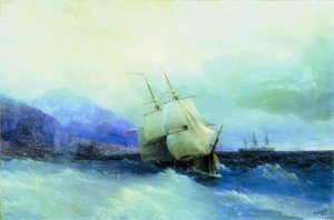 Trebizond From The Sea — Ivan Konstantinovich Aivazovsky