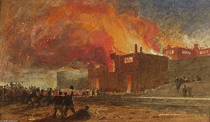 Bristol Riots - The Burning Of Lawford's Gate Prison - — James Baker Pyne