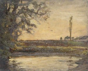 River Scene — Gunning King