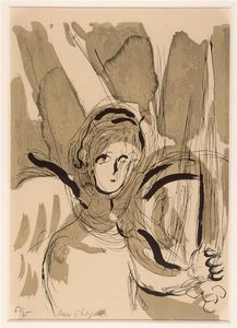 Angel With A Sword — Marc Chagall