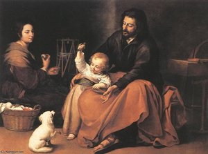 The Holy Family — Bartolomé Esteban Murillo
