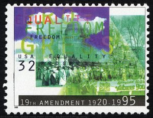 32c Woman Suffrage stamp