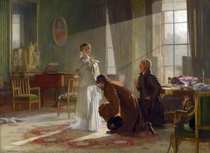 Victoria Regina: Queen Victoria receiving the news of her Accession