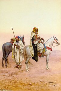 Une Halte Dans Le Desert — Giulio Rosati