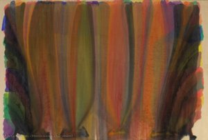 Saraband — Morris Louis, Color Field Painting