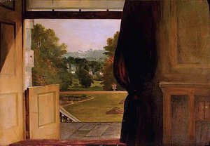 Haddo The Park Seen Through The Open Drawing Room Door — James Giles