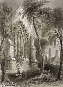 Youghal Abbey — William Henry Bartlett