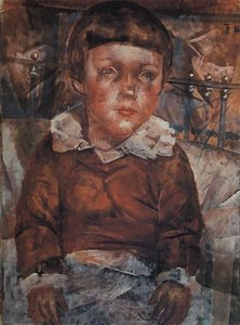 Lenushka In Bed — Kuzma Petrov-vodkin