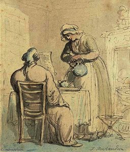 The Bachelor — Thomas Rowlandson