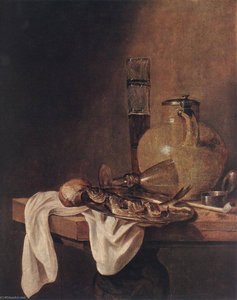 The Breakfast — Abraham Hendricksz. Van Beyeren