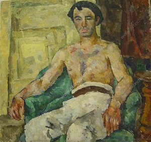 Portrait Of Artist Leonard Mikhailovich Bunatyan — Pyotr Konchalovsky