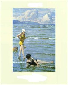 Girls Bathing — Paul Gustave Fischer