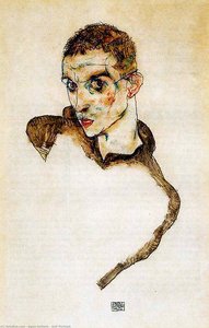 Self Portrait — Egon Schiele, Expressionism