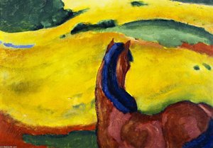 Horse In A Landscape — Franz Marc, German Expressionism