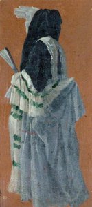 A Lady Holding A Fan — Luca Carlevaris