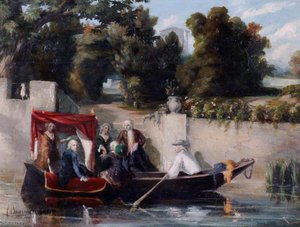 The Embarkation An Eighteenth Century Costume Piece — Francois Bocion