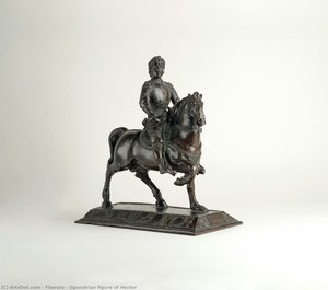 Equestrian Figure Of Hector — Filarete
