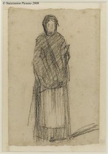 Woman Standing — Georges Seurat, Pointillist Precision