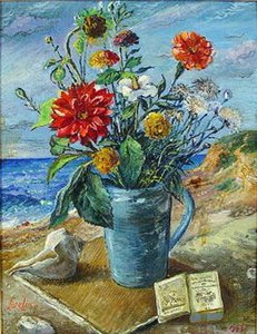 Flowers By The Sea — David Davidovich Burliuk