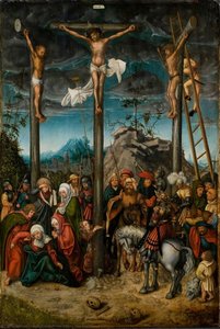La Crucifixión — Lucas Cranach El Viejo