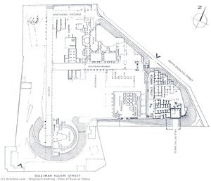 Plan of Kom el Dikka