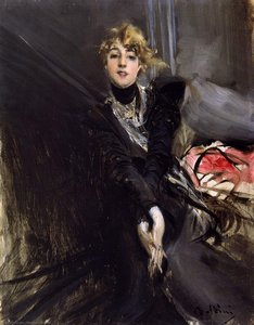 L'attrice Jane Renouardt — Giovanni Boldini