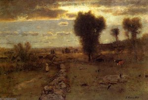 The Clouded Sun — George Innes