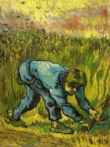 Reaper With Sickle (after Millet) — Vincent Willem Van Gogh, Post-impressionism