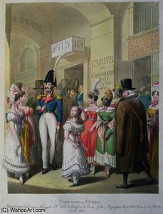 Galeries Du Palais-royal, From 'tableau De Paris — George Emmanuel Opitz