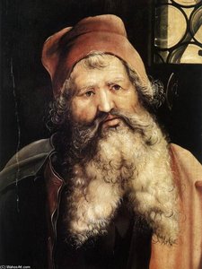 San Antonio (detalle) — Matthias Grünewald, Renacimiento Alemán