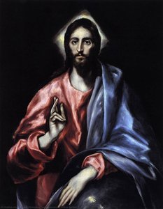 Christ As Saviour — El Greco, Baroque