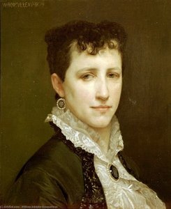 Portrait Of Miss Elizabeth Gardner — William-adolphe Bouguereau