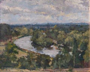 View Of The Thames From Richmond Terrace — Christopher Glanville