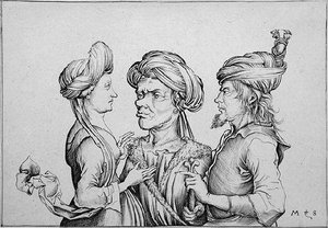 The Thre Men — Martin Schongauer