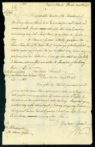 Letter From Governor Wanton To The Commander Dudingston Of The Schooner Gaspee Letter From Governor Wanton To The Commander Dudingston Of The Schooner Gaspee, Page 1 — Joseph Wanton Sr.