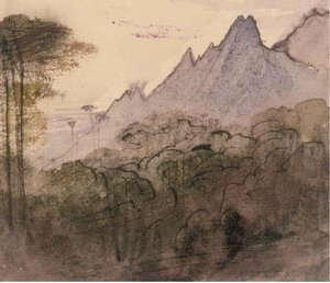 Views Of Bavella, Piana, And Valdomello — Edward Lear, Romanticism