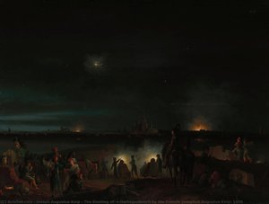 The Shelling of ’s-Hertogenbosch by the French, Josephus Augustus Knip, 1800
