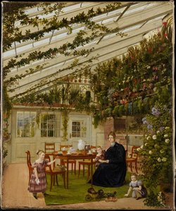 The Family of Mr. Westfal in the Conservatory (1836)