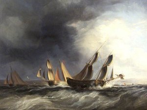 Ships in Rough Sea