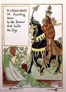 A Lady's Mantle — Walter Crane