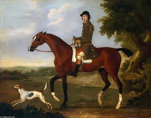 Mr Russell On His Bay Hunter — James Seymour