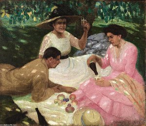 The Picnic — Sergey Arsenievich Vinogradov
