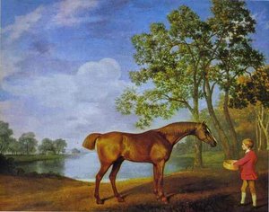 Pumpkin With A Stable Lad — George Stubbs