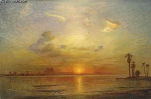 The Pyramids At Giza — Ernst Carl Eugen Koerner