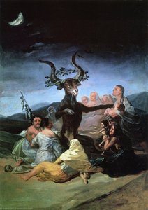 The Witches' Sabbath — Francisco José De Goya Y Lucientes, Romanticism