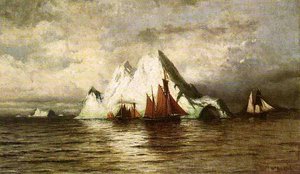 Fishing Boats And Icebergs — William Bradford