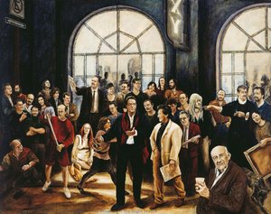 Don Rosendo In The Night Watch — Carmen Bordes Pacheco, Contemporary Realism