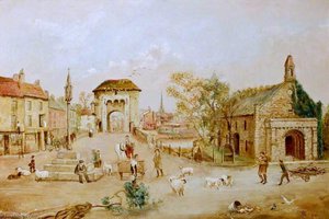 Monnow Bridge And St Thomas's Square, Monmouth — John Arthur Evans
