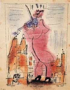 The Red Violonist — Lyonel Feininger