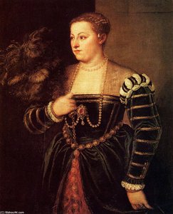 La Hija De Tiziano, Lavinia — Tiziano, Renacimiento
